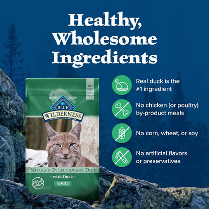 Wilderness High Protein Grain Free, Natural Adult Dry Cat Food